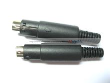 50 Pcs/lot DIN Plug Connector 4 Pin Mini w Plastic Handle 2024 - buy cheap