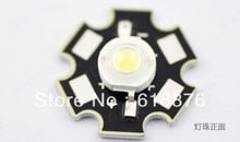 50PCS 3W High Power Cold White LED Light Emitter 13000-15000K with 20mm Heatsink 2024 - buy cheap