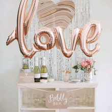 Large LOVE Letter Foil Balloons Wedding Decoration Heart Ballons Valentines Birthday Party Decorations Adult Party Supplies 2024 - buy cheap