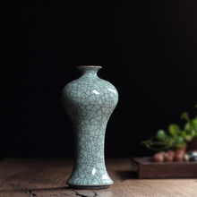 Precio especial, belleza del té, recién llegado, jarrón tradicional chino Longquan Celadon de mesa para decoración para el hogar, botella de ciruela 2024 - compra barato