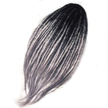 Qp hair-extensiones de Dreadlocks hechas a mano de doble punta, pelo sintético de ganchillo, estilo Hip-Hop, Reggae 2024 - compra barato