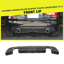 Carbon Fiber Car Rear Bumper Diffuser Lip Spoiler for BMW 3 Series 325i 330i 335i E92 E93 M Sport Coupe Convertible 2007 - 2013 2024 - buy cheap