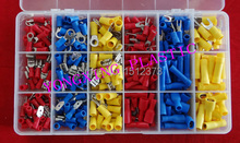 405PCS/box crimp connector insulated terminal block kit  wire cable ferrules from 22-10AWG  18 size 3 Color 2024 - buy cheap