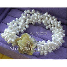 Charming!4Row AA 6-7MM White Color Rice Shaper Freshwater Cultured Pearl Bracelet Fashion Women's Jewellery Free Shipping FN2093 2024 - buy cheap