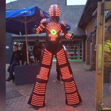 LED robot costume /LED Clothing/Light suits/ LED Robot suits/ Kryoman robot/ david robot 2024 - buy cheap