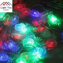 2.2 m 20 LED transparent pineapple shape Christmas decoration string lights Halloween holiday tree decoration lights string 2024 - buy cheap