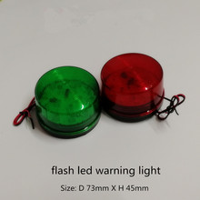 Lâmpada led de aviso, mini lâmpada estroboscópica rotativa de sinal de torre ac/dc12v, de led vermelho, sinal industrial, lâmpada de aviso 2024 - compre barato