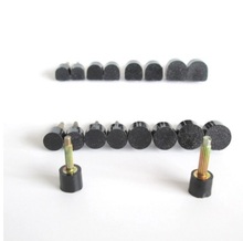 black 5 pairs High Heel Shoes Dowel Stiletto Repair Replacement Tips Taps Pins Lifts 2024 - buy cheap