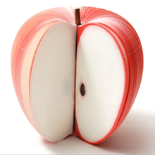 Creative Apple Shape Notepads Post Sticky Fruit Apple Note Memo Pads Portable Scratch Paper 2024 - buy cheap
