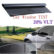 1 Roll Black Car Home Window Glass Tint Tinting Film 300cmx50cm Summer Solar UV Protector Sticker Films With Scrap tool 2024 - buy cheap