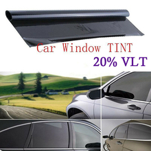 1 rolo Carro Preto Início Glass Window Tint Tinting Film 300cm x 50 centímetros Verão Protetor Solar UV Adesivo ferramenta de filmes Com Sucata 2024 - compre barato