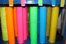 6 Yards for Six Color Heat Transfer Vinyl Fluorescent Film South Korea High Quality 2024 - buy cheap