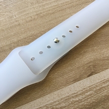 Тонкая работа резиновый ремешок для Apple Watch серии 1/3 42 мм 38 мм Петля Браслет Силиконовый ремешок для iWatch 4 40 мм 44 мм Спорт 2024 - купить недорого