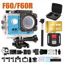 Ultra HD 4K Action Camera wifi Camcorders 16MP 170 go 4 K deportiva 2 inch f60 30M Waterproof Sport Camera pro 1080P 60fps cam 2024 - buy cheap