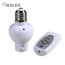 Wireless Remote Control Light Durable E27 Screw Lamp Bulb Holder Cap Socket Switch LED Bulbs Tubes New On Off  Night light Bases 2024 - buy cheap