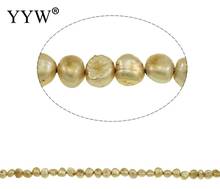 Baroque Cultured Freshwater Pearl Beads for making diy Jewelry Bracelet necklace ivory, 5-6mm Approx 14.5 Inch Strand 2024 - buy cheap