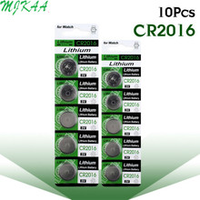 10 unidades/pacote cr2016 botão baterias lm2016 br2016 dl2016 pilha moeda bateria de lítio 3v cr 2016 para relógio brinquedo eletrônico remoto 2024 - compre barato