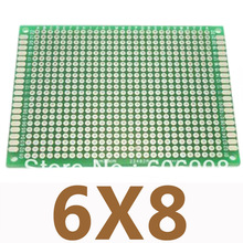 5 pçs/lote 6x8 cm Duplo Side Protótipo Copper PCB Universal Placa Experimental Placa de Circuito Impresso DIY Para Arduino 2024 - compre barato