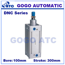 DNC100-300 de cilindro neumático, cilindro de aire de aluminio de doble acción estándar, de 100mm de carrera, cilindro de aire de 300mm 2024 - compra barato