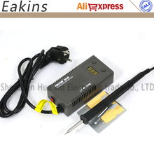 Wholesale EU plug YOUYUE 305 mini Portable Digital soldering station Electric solder iron+T12 tips Heating Core 100~240V 2024 - buy cheap