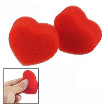 10 pares de corazones de esponja, uno a dos corazones de magia, que desaparecen trucos de magia, accesorios para trucos de magia, magia 2024 - compra barato