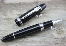 1pcs/lot Jinhao Pens Roller Ball Pen 159 Black Pen Silver Clip Material Escolar Canetas School Supplies Stationery 15*1.8cm 2024 - buy cheap
