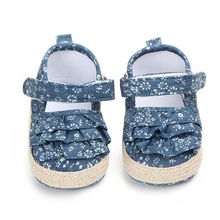 Обувь для новорожденных, мягкая весенняя обувь с цветами для девочек 2024 - купить недорого