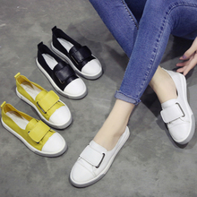 Spring 2019 new wild fashion casual cute trend single shoes women shoes flat shoes  students white shoes 2024 - buy cheap
