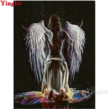 Full Square Round Drill 5D DIY Diamond Painting Angel woman 3D Diamond Embroidery Cross Stitch Home Decor 2024 - buy cheap