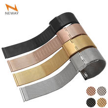 Stainless Steel mesh Wrist loop Watch Band  for Apple Watch iWatch 38mm 42mm  Watchband Wristband Sport Edition 2024 - buy cheap