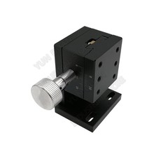 Eixo z 40*40mm 3kgf ajuste manual de precisão., plataforma de ajuste fino de laboratório, levantamento ótico, guia para sulcos. 2024 - compre barato