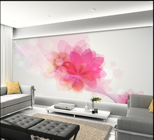 The latest custom 3D murals,simple fantasy flowers, living room sofa TV bedroom background wall paper 2024 - buy cheap