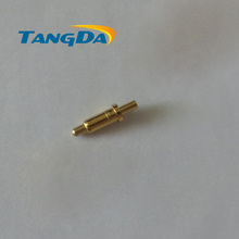 Tangda dhl/ems d2 * 4.5mm + 2mm cauda 1k peça conector de pino pogo mola de bateria 1p através do furo 1,2a 2024 - compre barato