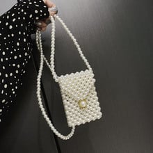 Women Bag Retro Pearl Hand-Woven Straw Summer Travel Handle Shoulder bolsa masculina sac femme malas de senhora bolsa feminina 2024 - buy cheap