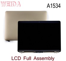 WEIDA 95% Новый LCD 12 "для Macbook Retina A1534 дисплей сенсорный экран полная сборка Замена A1534 золото/серебро/серый 2024 - купить недорого
