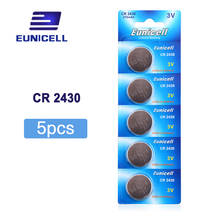 5pcs/lot CR2430 DL2430 ECR1620 5011LC KCR2430 L20 3V lithium button cell coin battery for watch toy, Cosmosnewland battery 2022 - купить недорого