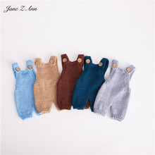 Jane z ann roupas de fotografia para bebê, calças de cor sólida feitas à mão para estúdio de foto recém-nascido 2024 - compre barato