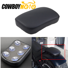 Motorcycle Rear Passenger Cushion 6 Suction Cups Pillion Pad Suction Seat For Harley Dyna Sportster Softail Touring XL 883 1200 2024 - buy cheap