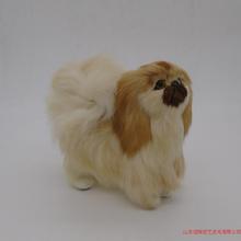 Simulation dog polyethylene&furs dog model funny gift about 20cmx8.5cmx17cm 2024 - buy cheap