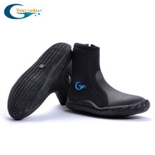 high quality 5MM SCR Neoprene shoes scuba diving boots Anti slip Skid Keep warm shoes Beach sock Fishing Winter swim Fins 2024 - buy cheap