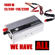 Car Power Inverter converter USB Charger 1000W DC 12/24V to AC 110/220V Portable Voltage Transformer modified sine wave 2024 - buy cheap
