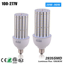 Envío Gratis E39 E26 40 w led bombilla de luz de maíz para 120 w HPS MH de reemplazo de luz de calle CE ROHS ETL 2024 - compra barato