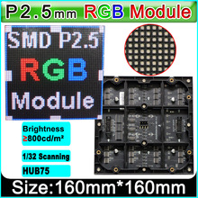 P2.5 Indoor full color module,HD LED display module SMD 3in1 RGB LED Displays LED panel 2024 - buy cheap