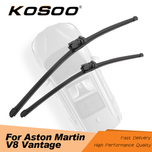 KOSOO For Aston Martin V8 Vantage 26"+20" 2012 2013 2014 2015 2016 2017 Car Wiper Blades Natural Rubber Fit Push Button Arms 2024 - buy cheap