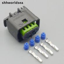 Shhworlsea-Conectores impermeables para enchufe del sensor de oxígeno, terminal de conector 1-100-1, 0,6mm, 4 pines, 5/30/967640 juegos 2024 - compra barato