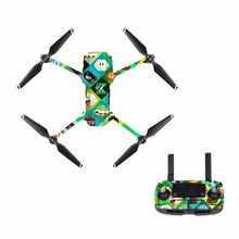 [M0057] ool for DJI Mavic Pro Decal Skin Sticker Drone Body + Remote Controller + 3 Battery Protection Film Cover 2024 - buy cheap