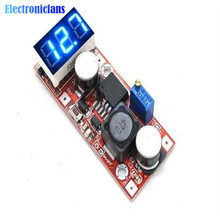 DC 4.5-28 В до 1.3 В-25 В LM2596 Бак Step-Подпушка модуль преобразователя на/ от Напряжение регулятор с голубой вольтметр 2024 - купить недорого