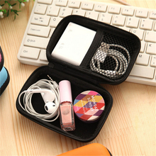 Hold Case Storage Case Mini  For Headphones Earphone Earbuds Carrying Hard Bag Box Case For Keys Coin Travel Earphone Acc black 2024 - buy cheap