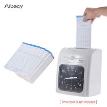 90pcs/ Pack Attendance Recorder  Time Cards Timecards Monthly 2-sided 18 * 8.4cm for Employee Attendance Time Clock Recorder 2024 - buy cheap