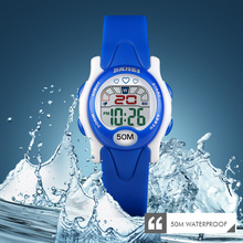 SKMEI водонепроницаемые спортивные детские часы, модные часы с будильником для мальчиков и девочек, цветные детские цифровые наручные часы 1478 relojes 2024 - купить недорого